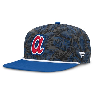 Atlanta Braves Fanatics Spring Training Moon Golfer Adjustable Hat - Gray/Royal